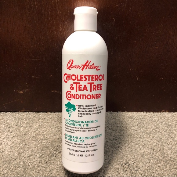 Queen Helene Cholesterol & Tea Tree Conditioner, Conditions Damaged Hair, 12oz - Picture 1 of 6